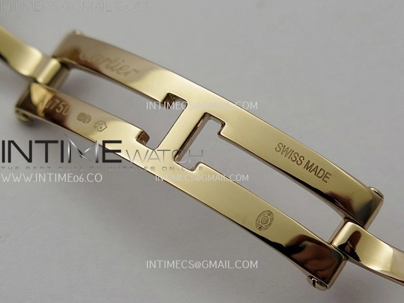 Tank Francaise Ladies 21.2mm RG 8848F 1:1 Best Edition Silver Dial on RG Bracelet Ronda Quartz V2